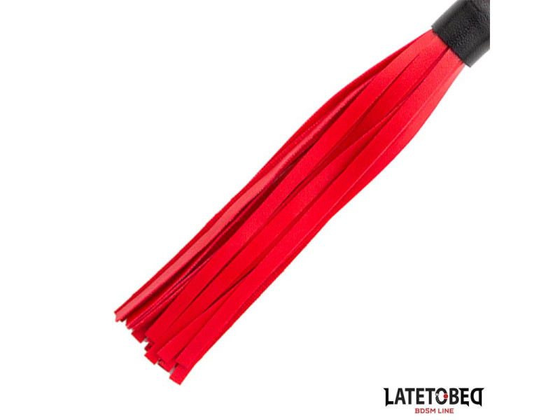 Flogger Mini Rojo y Negro 28cm