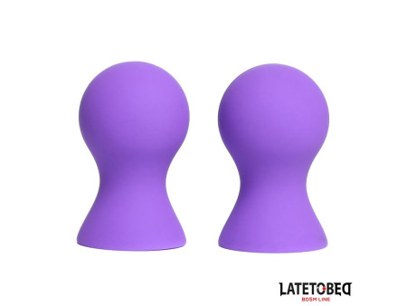 Succionador Pezones Silicona Purpura