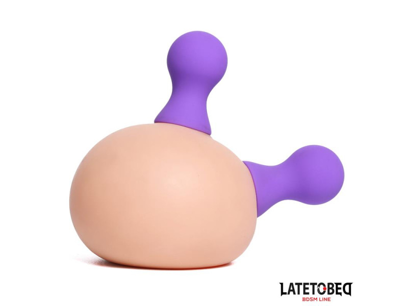 Succionador Pezones Silicona Purpura