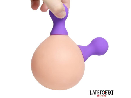 Succionador Pezones Silicona Purpura