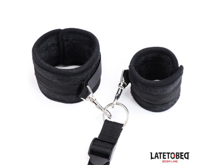 Restricciones de Cama Negro Ajustable