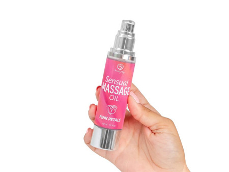 Aceite de Masaje Sensual Petalos Rosa 50 ml