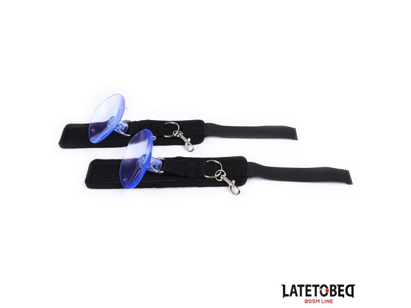 Esposas Munecas Velcro con Ventosa Ajustable