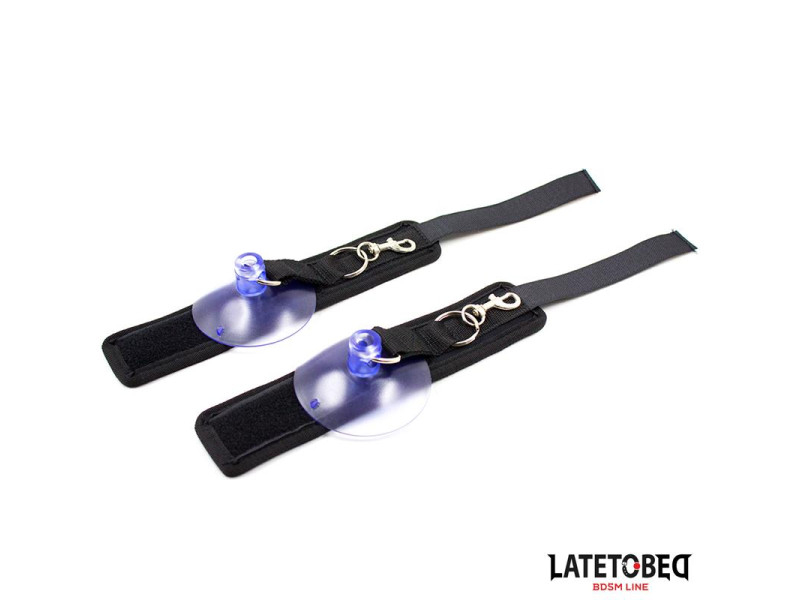 Esposas Munecas Velcro con Ventosa Ajustable