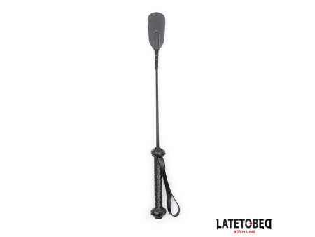 Fusta con Mango Trenzado 445cm Negro Fusta con Mango Trenzado 445cm Negro