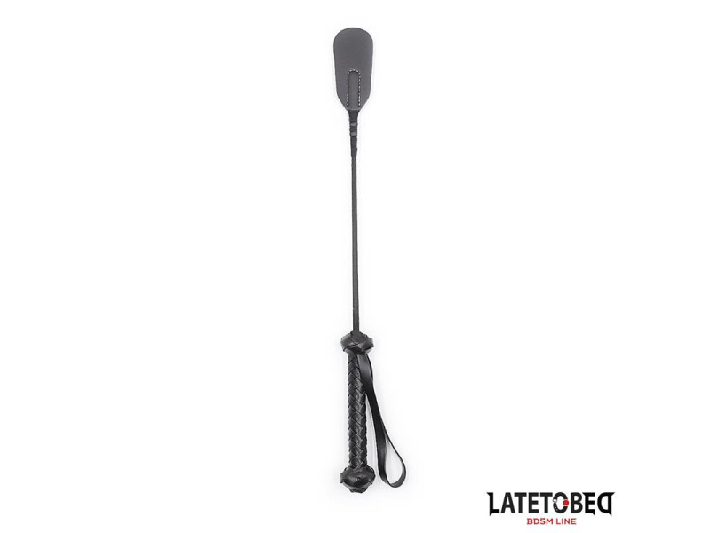 Fusta con Mango Trenzado 445cm Negro