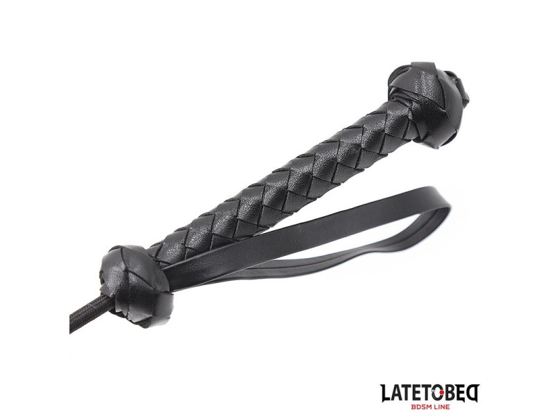 Fusta con Mango Trenzado 445cm Negro
