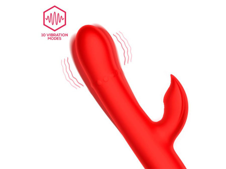 Divya Vibrador con Aro de Bolas Internas Up and Down y Pulsacion 3 Motores Independientes USB