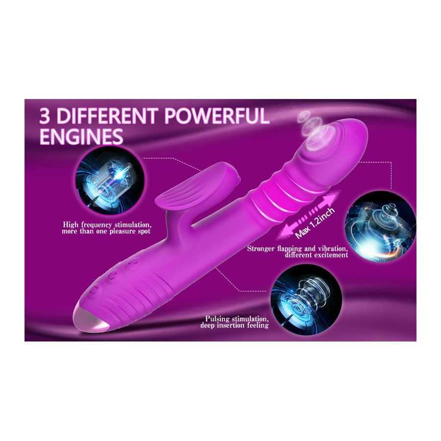 Fenyx Vibrador con Thrusting y Pulsacion