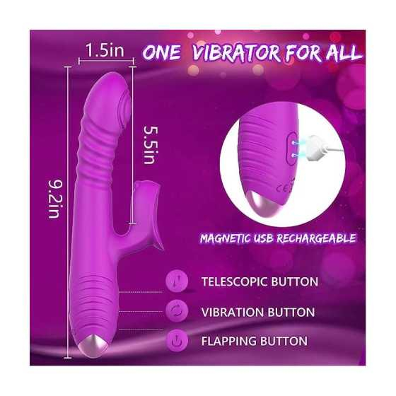 Fenyx Vibrador con Thrusting y Pulsacion