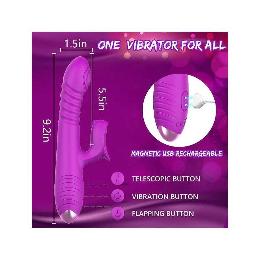 Fenyx Vibrador con Thrusting y Pulsacion