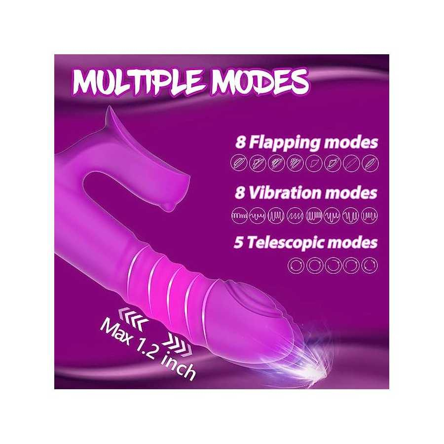 Fenyx Vibrador con Thrusting y Pulsacion