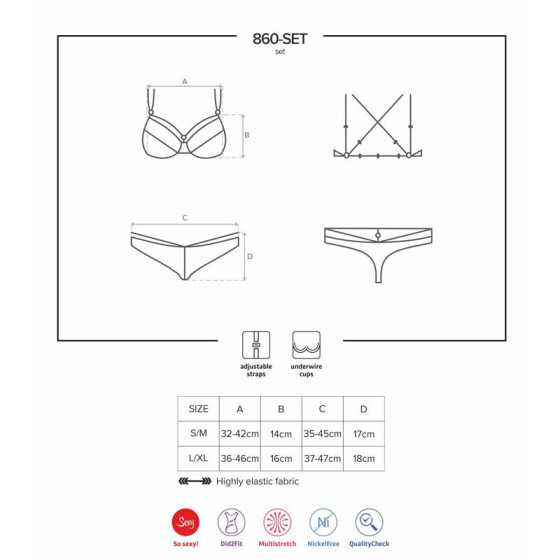 860 SET 2 Set 2 Piezas Blanco