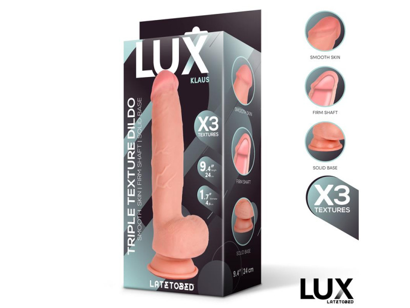 Klaus Dildo Triple Densidad con Testiculos 94