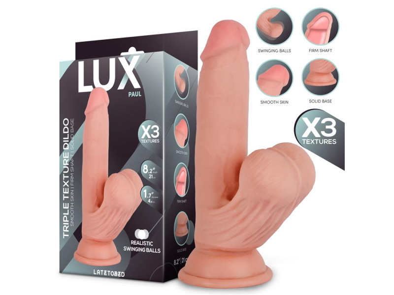 Paul Dildo Triple Densidad con Testiculos Oscilantes 82 Paul Dildo Triple Densidad con Testiculos Oscilantes 82