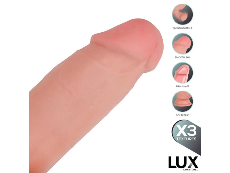 Paul Dildo Triple Densidad con Testiculos Oscilantes 82