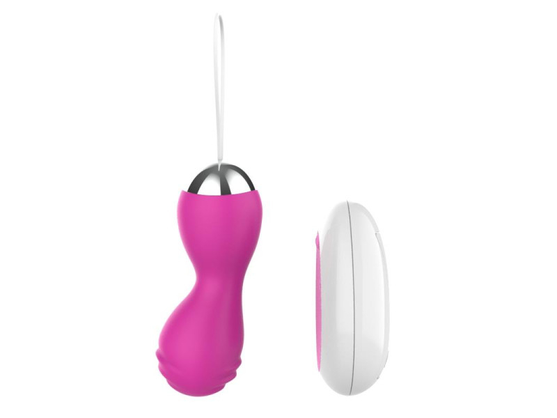 Huevo Vibrador con Control Remoto USB Rosa