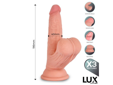 Lars Dildo Triple Densidad con Testiculos Oscilantes 76 Lars Dildo Triple Densidad con Testiculos Oscilantes 76