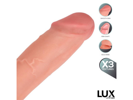 Max Dildo Triple Densidad con Testiculos 82