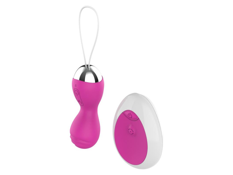 Huevo Vibrador con Control Remoto USB Rosa