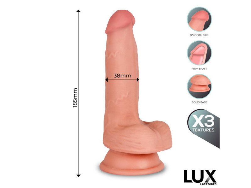 Hans Dildo Triple Densidad con Testiculos 72