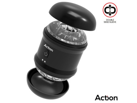 Thor Masturbador con Vibracion Doble Orificio