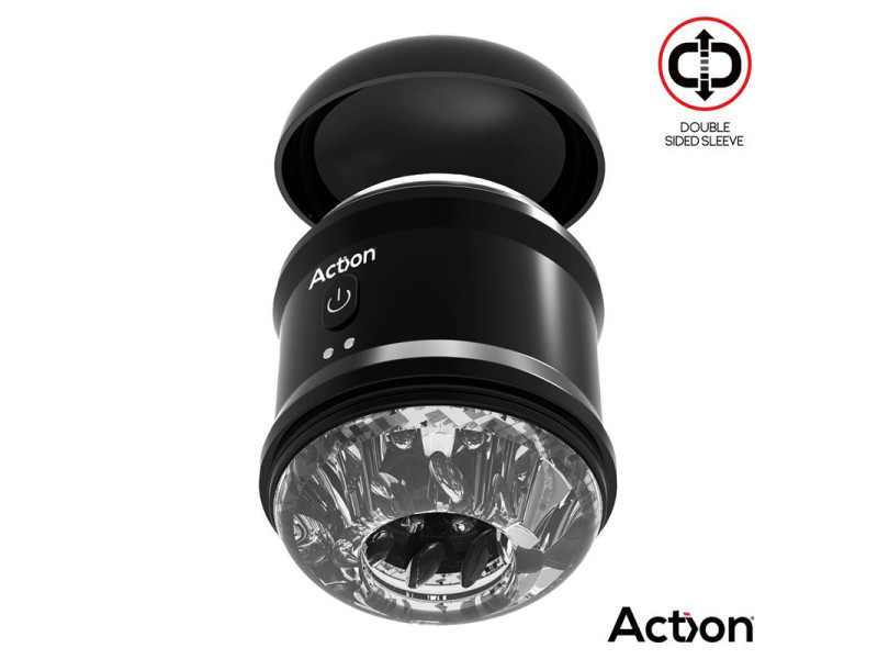 Thor Masturbador con Vibracion Doble Orificio