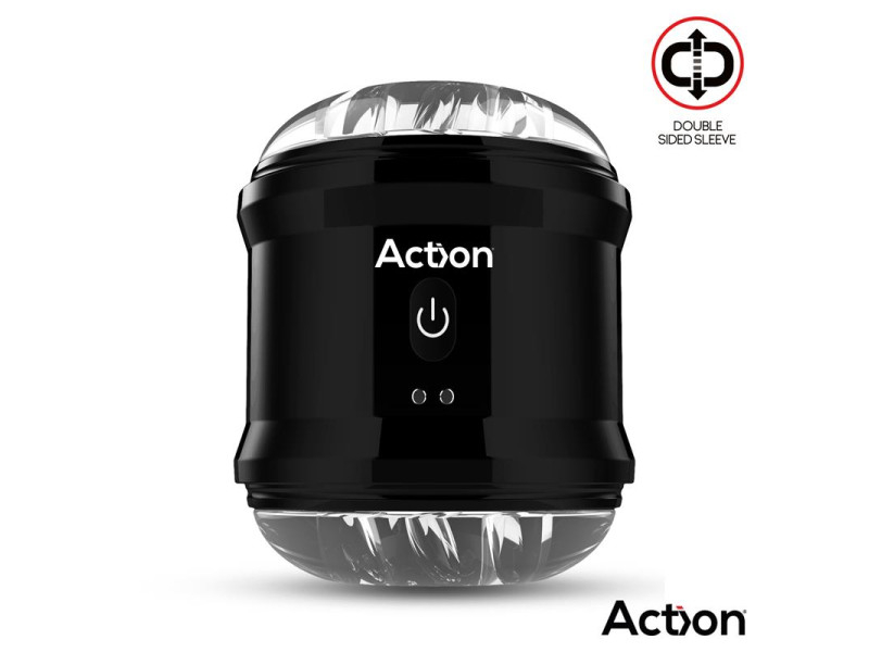 Thor Masturbador con Vibracion Doble Orificio