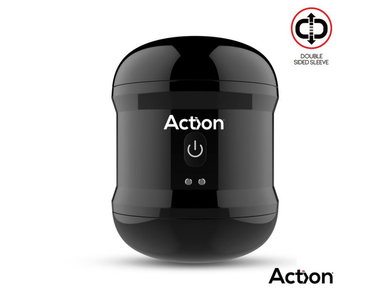 Thor Masturbador con Vibracion Doble Orificio