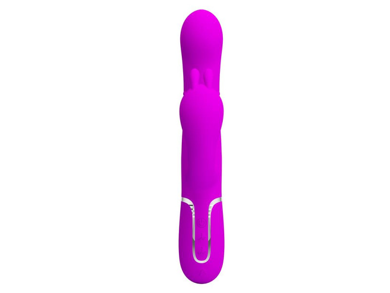 Cammy 4 in 1 Vibrador con Bolas Rotadoras y Cadena Anal