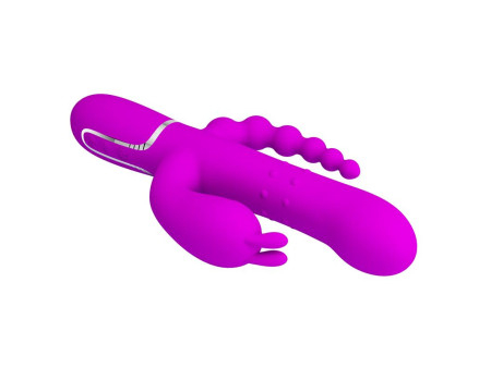 Cammy 4 in 1 Vibrador con Bolas Rotadoras y Cadena Anal Cammy 4 in 1 Vibrador con Bolas Rotadoras y Cadena Anal