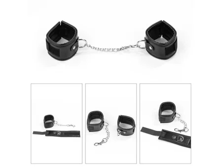 Kit Bondage Deluxe 4 Unidades Negro Kit Bondage Deluxe 4 Unidades Negro