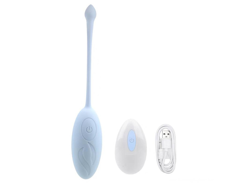 Huevo Vibrador con Control Remoto Azul