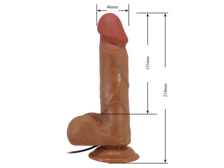 Bahamut Dildo con Vibracion y Control Remoto 85