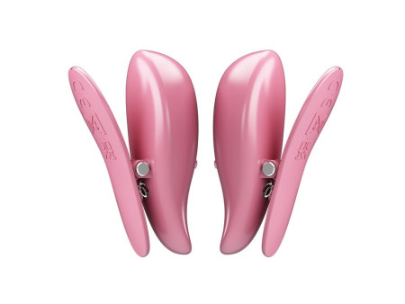 Cailey Pinzas para Pezones con Vibracion y Control Remoto
