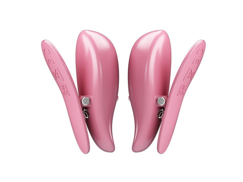 Cailey Pinzas para Pezones con Vibracion y Control Remoto