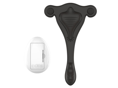 Estimulador de Braguita con Control Remoto USB Negro