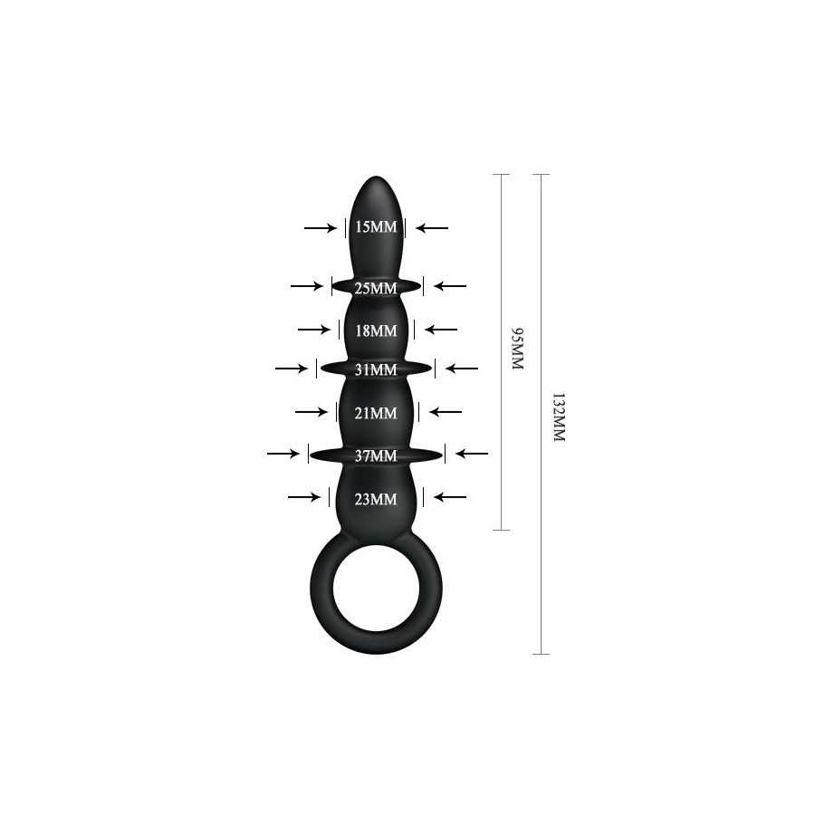 Plug Anal 3 Zonas Negro CL100