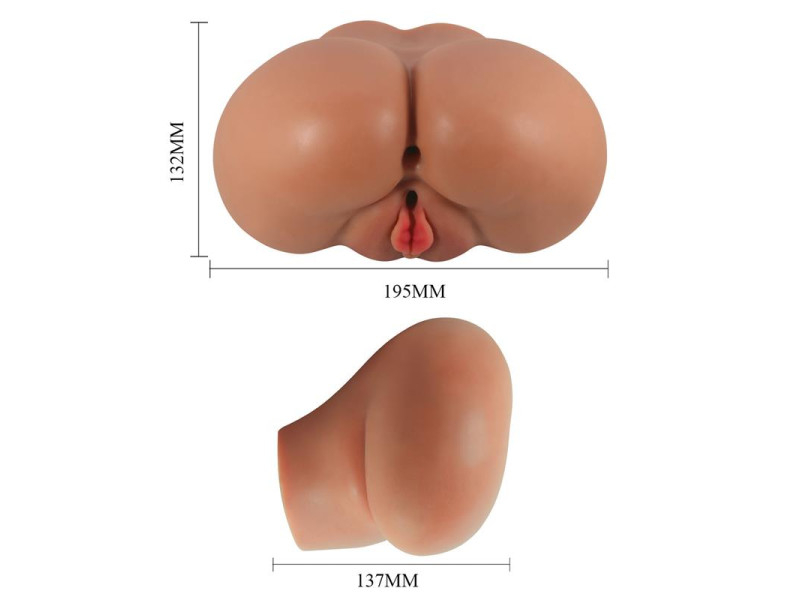 Luna Masturbador con Vibracion Vagina y Ano