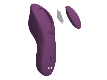 Mane Vibrador de Braguita con App Purpura