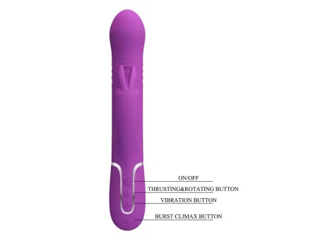 Coale Vibrador con Bolas Rotatorias y Up and Down Coale Vibrador con Bolas Rotatorias y Up and Down