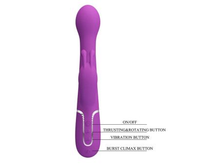 Dejon Vibrador con Thrusting y Rotacion Twinkled