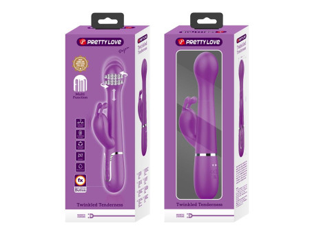 Dejon Vibrador con Thrusting y Rotacion Twinkled