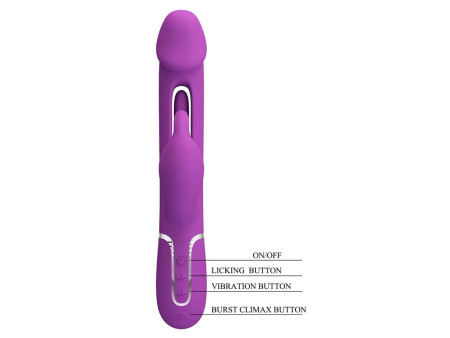 Kampas Vibrador con Lengua Lila Kampas Vibrador con Lengua Lila