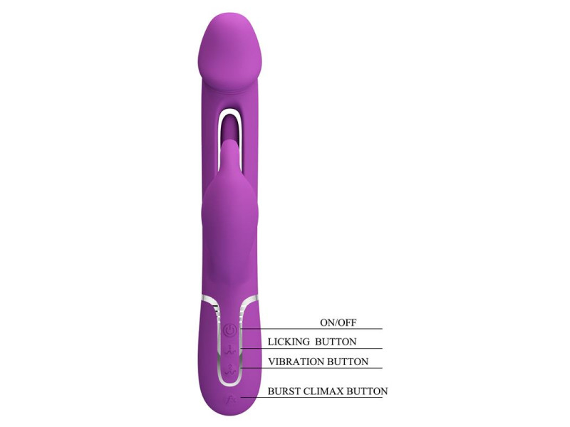 Kampas Vibrador con Lengua Lila