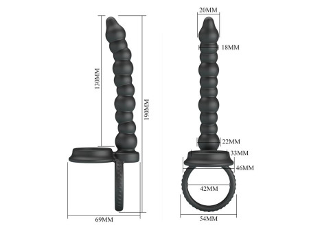Dillion Cadena Anal con Anillo para el Pene Dillion Cadena Anal con Anillo para el Pene