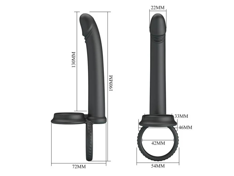 Moses Plug Anal con Anillo para el Pene