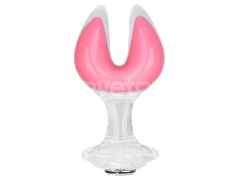 Gemoria Plug Anal Silicona Doble Punta Brilla en la Oscuridad