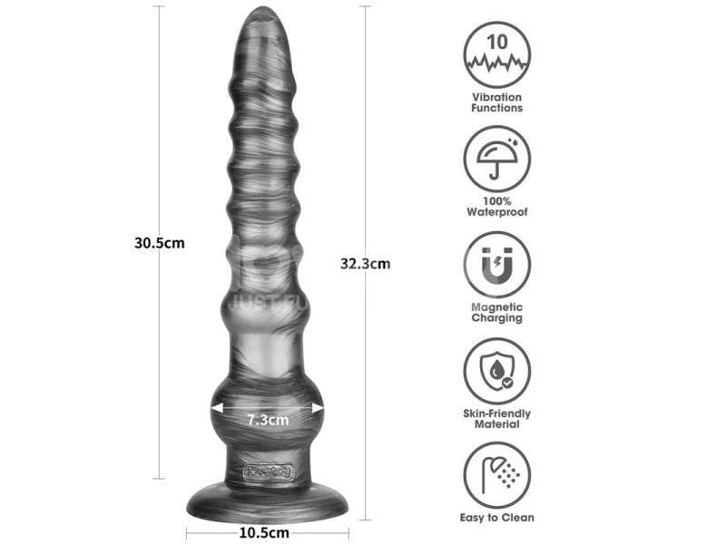 Vibrax Slider Dildo Anal con Vibracion King Sized 125