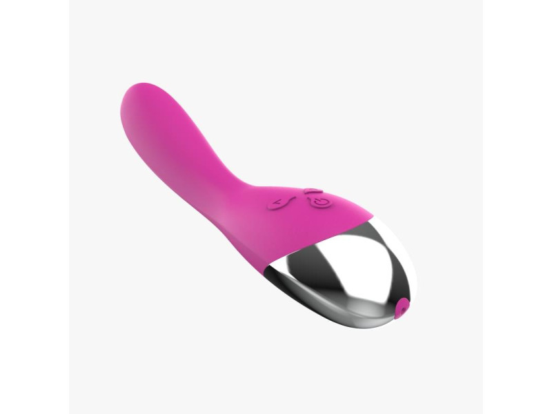 Vibrador 6 Funciones USB Rosa